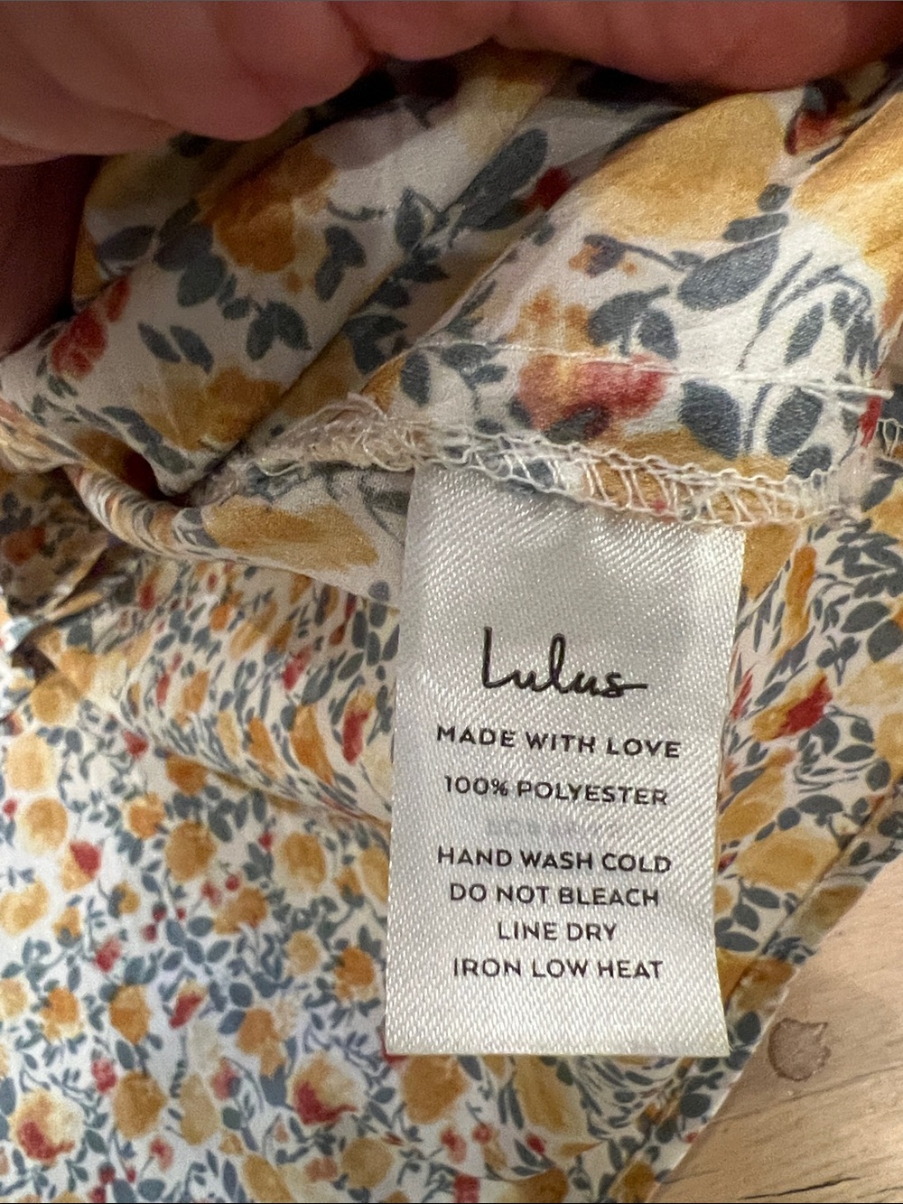 Lulus mini floral dress, medium - Picture 7 of 7